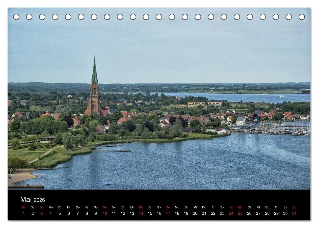 Bild: 9783516023565 | Schleswig - Schleistadt mit Flair (Tischkalender 2026 DIN A5 quer),...