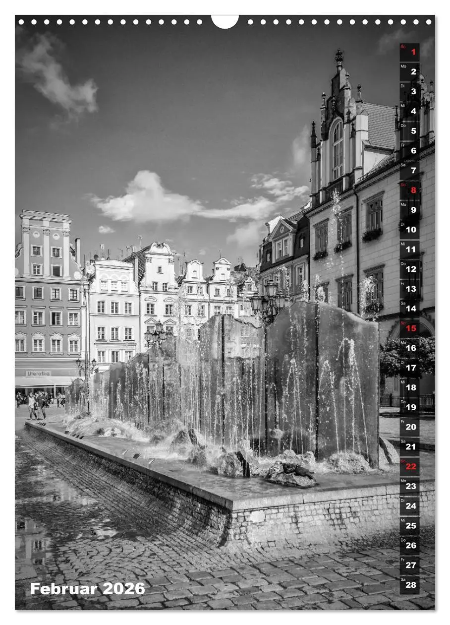 Bild: 9783516403565 | BRESLAU SCHWARZWEIß (Wandkalender 2026 DIN A3 hoch), CALVENDO...