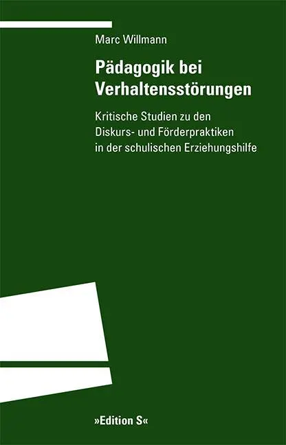 Cover: 9783825383565 | Pädagogik bei Verhaltensstörungen | Marc Willmann | Taschenbuch | 2024