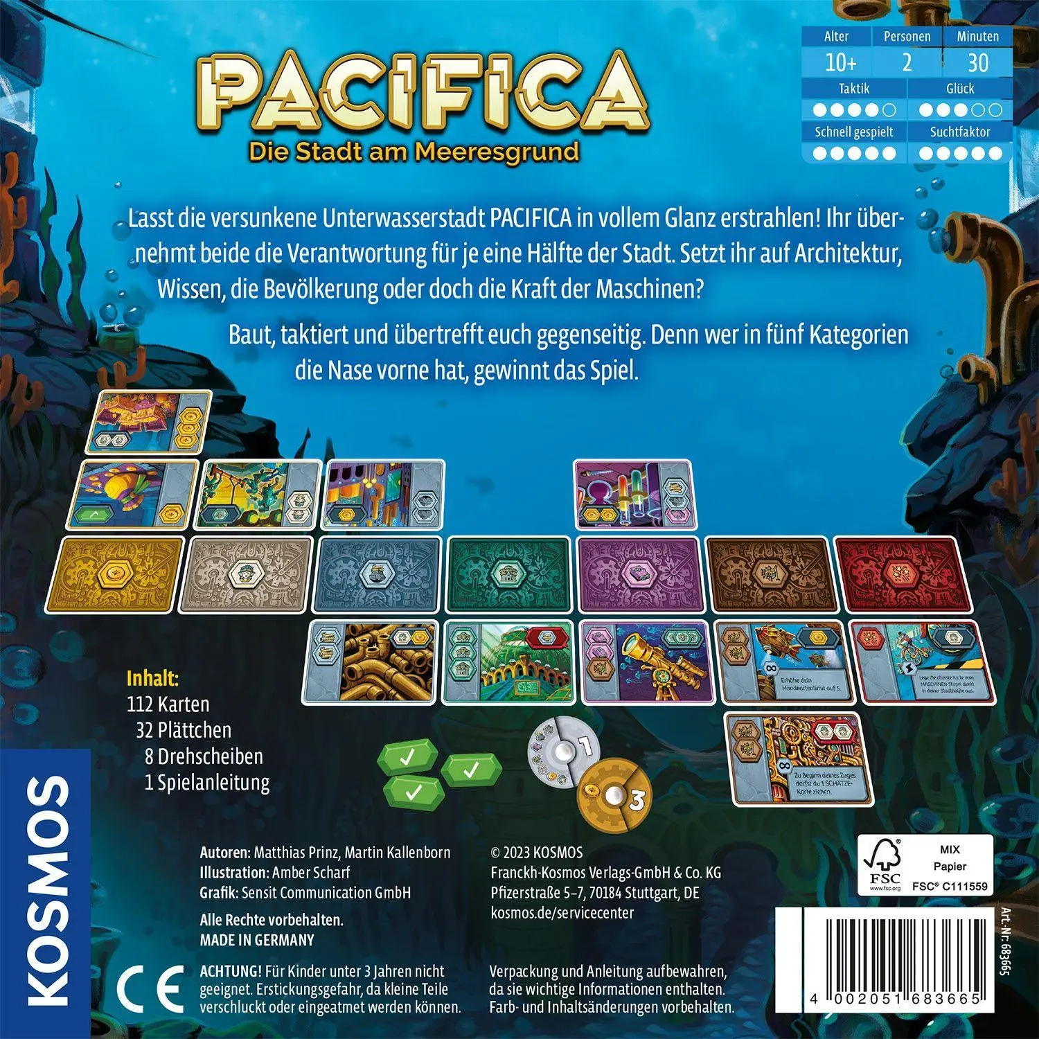 Bild: 4002051683665 | PACIFICA | Spiel | Matthias Prinz Martin Kallenborn | Spiel | 683665
