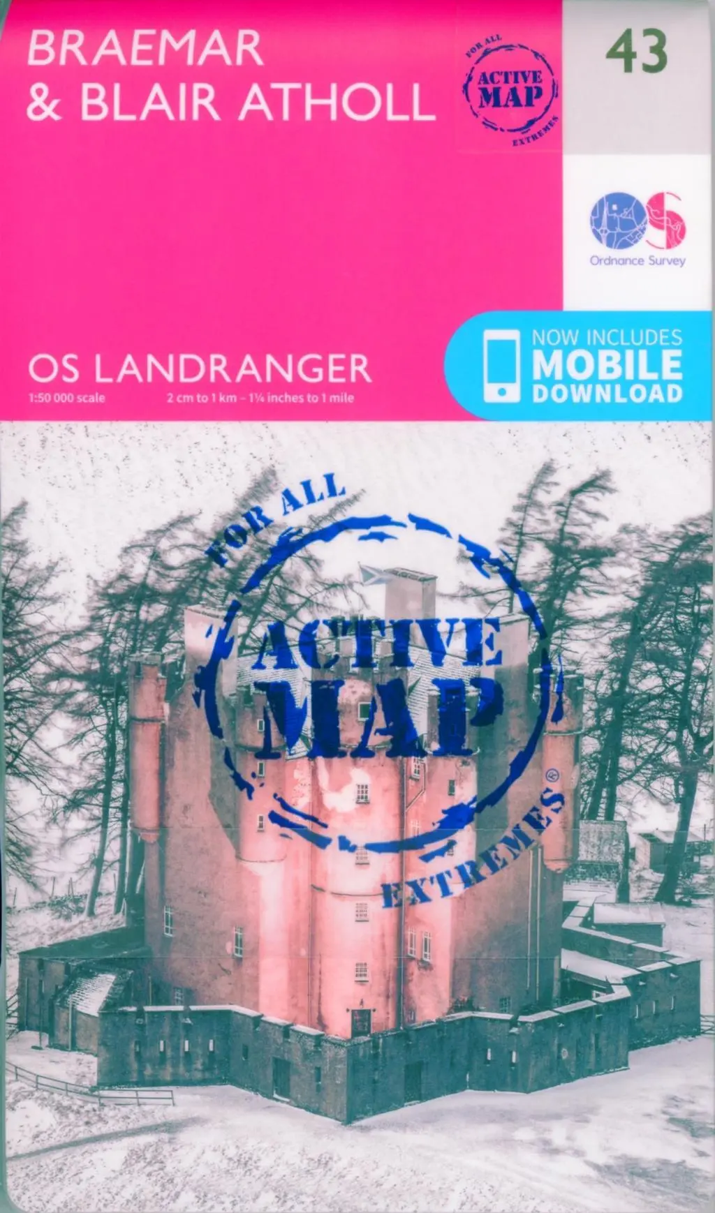 Cover: 9780319473665 | Braemar &amp; Blair Atholl | Ordnance Survey | (Land-)Karte | Englisch