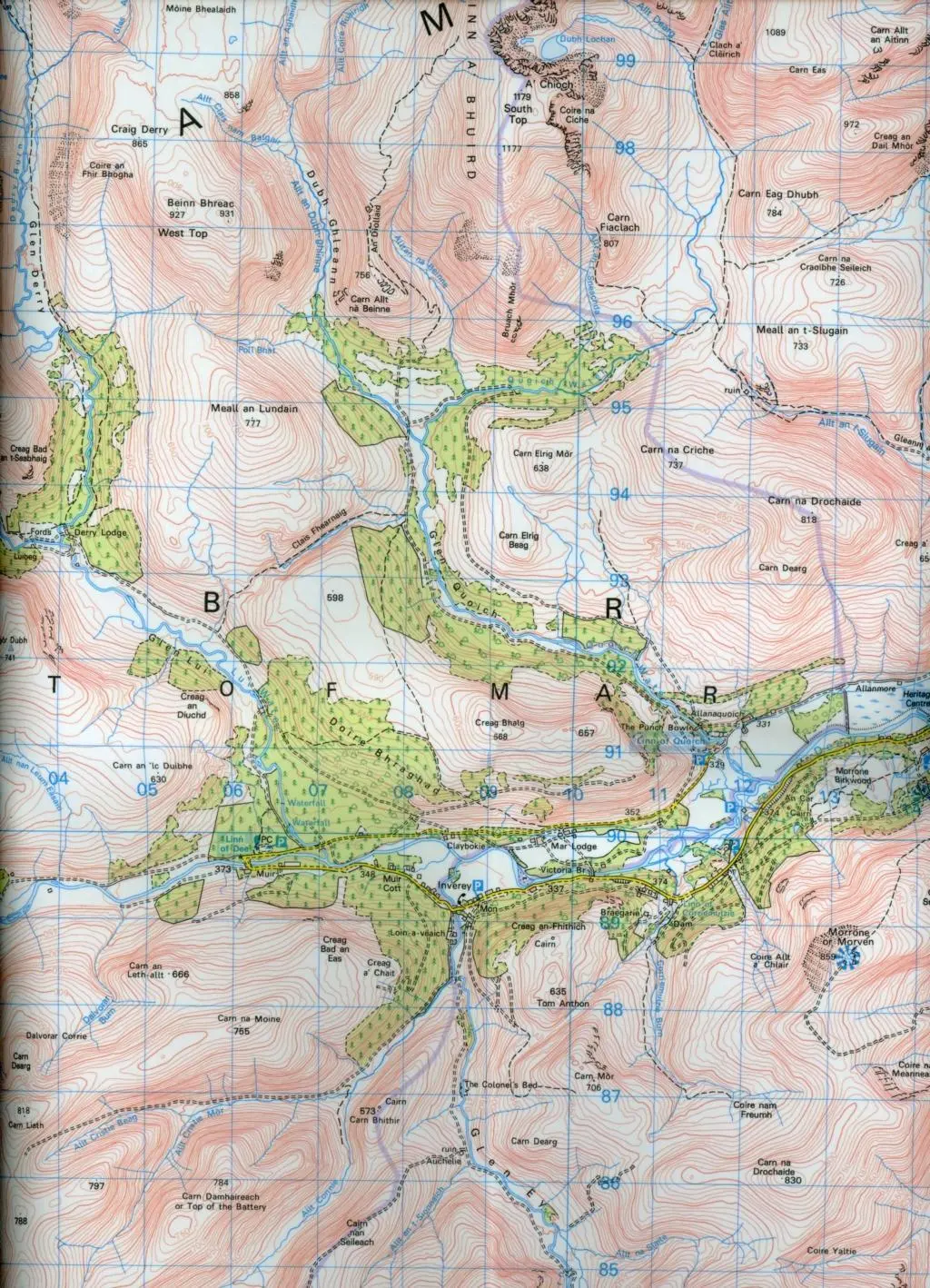 Bild: 9780319473665 | Braemar &amp; Blair Atholl | Ordnance Survey | (Land-)Karte | Englisch