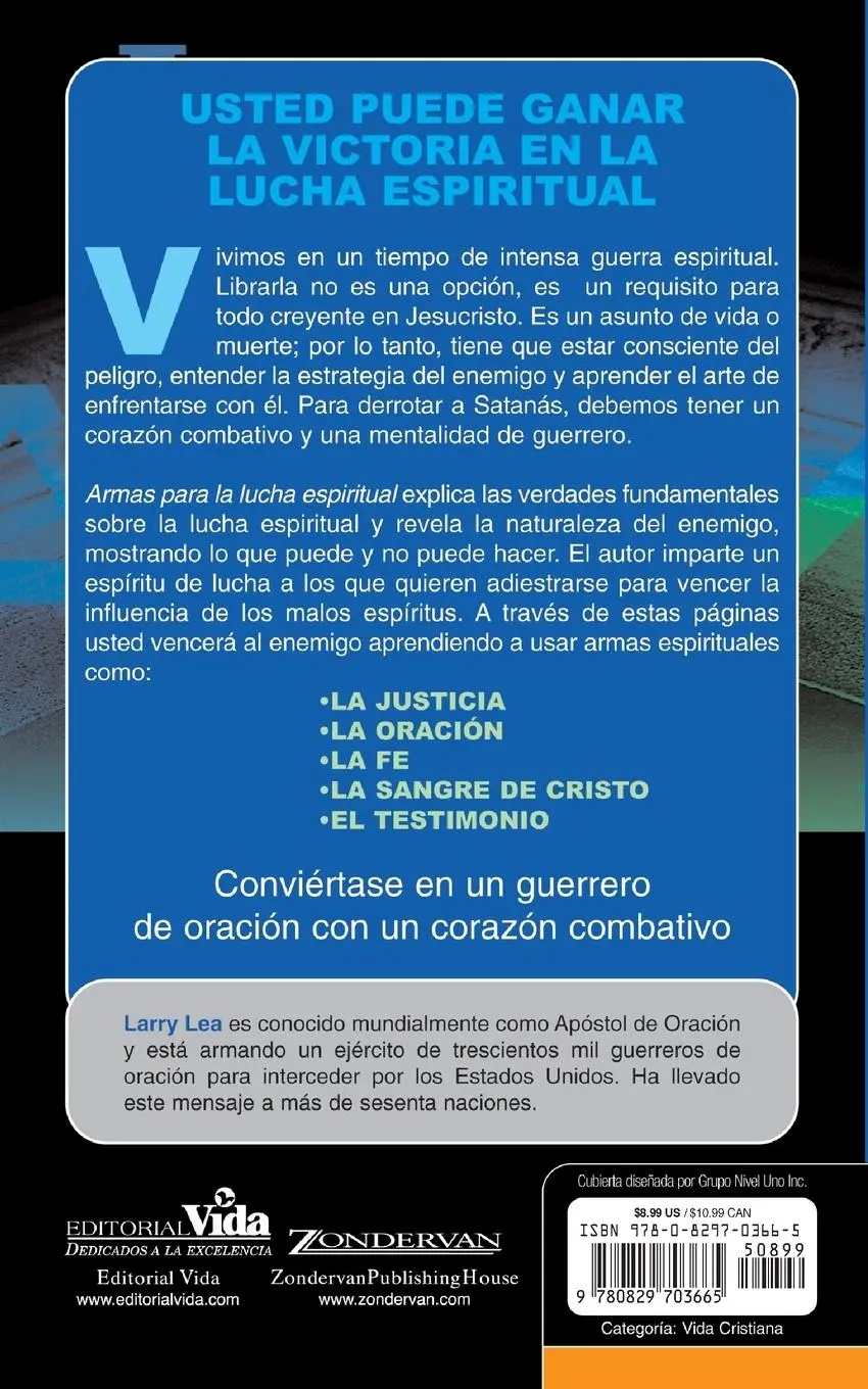 Rückseite: 9780829703665 | Armas Para La Lucha Espiritual | Preparese Para Derrotar Al Enemigo