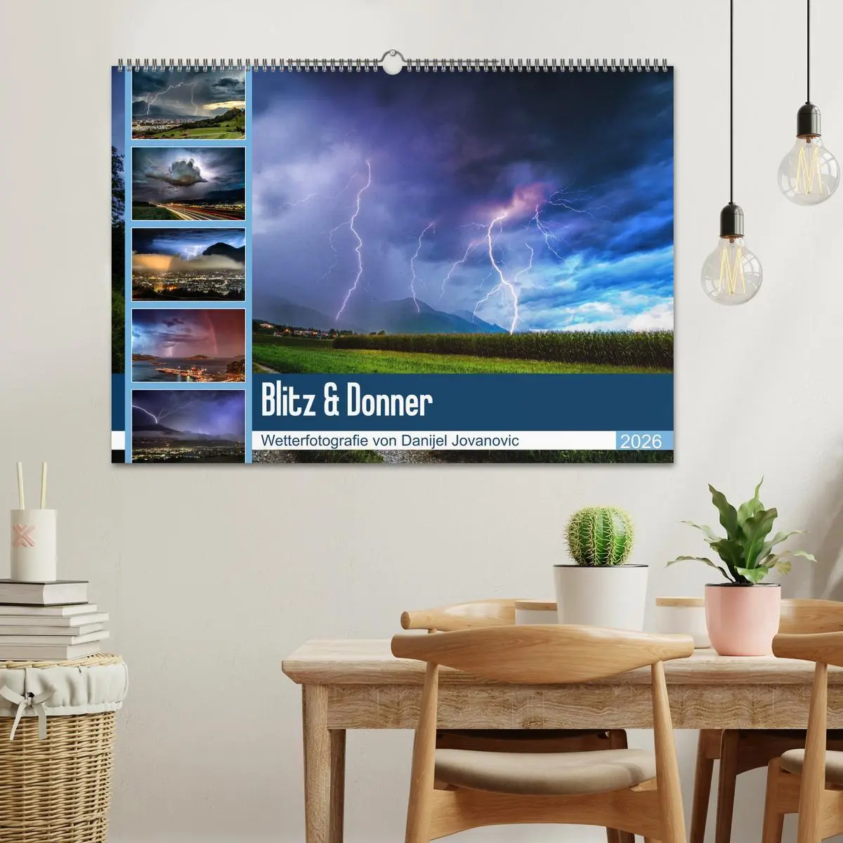 Bild: 9783457923665 | Blitz &amp; Donner (Wandkalender 2026 DIN A2 quer), CALVENDO...