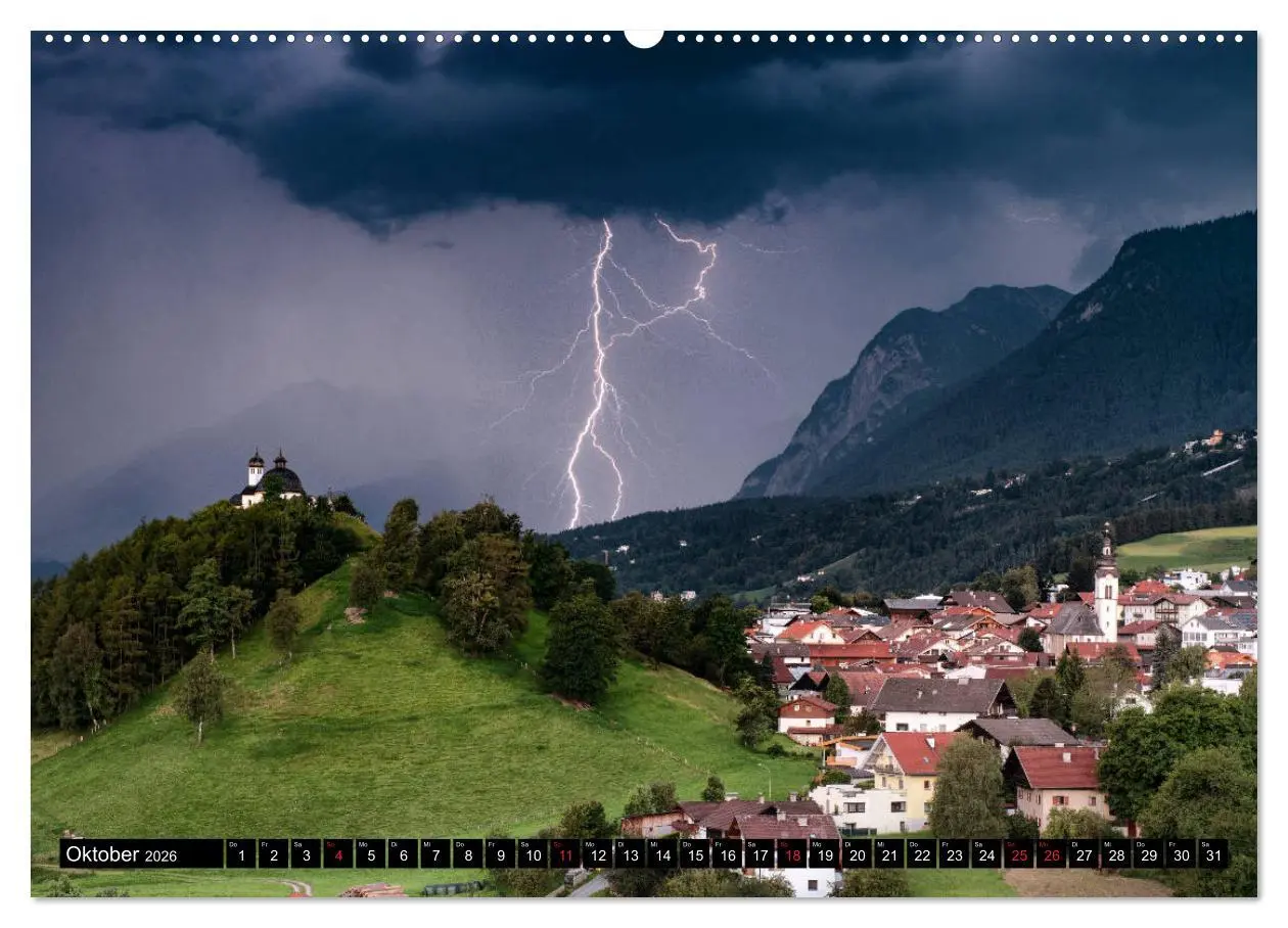 Bild: 9783457923665 | Blitz &amp; Donner (Wandkalender 2026 DIN A2 quer), CALVENDO...