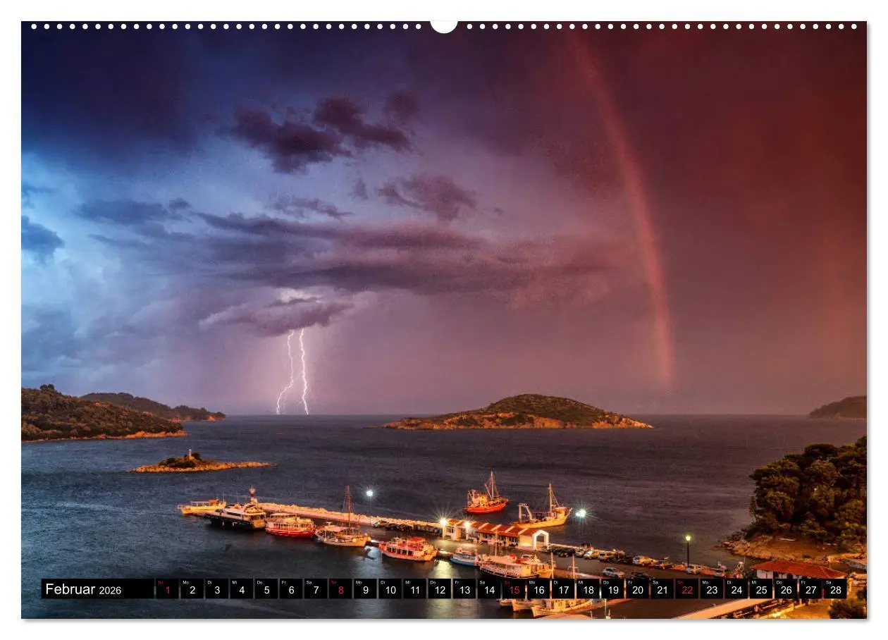 Bild: 9783457923665 | Blitz &amp; Donner (Wandkalender 2026 DIN A2 quer), CALVENDO...