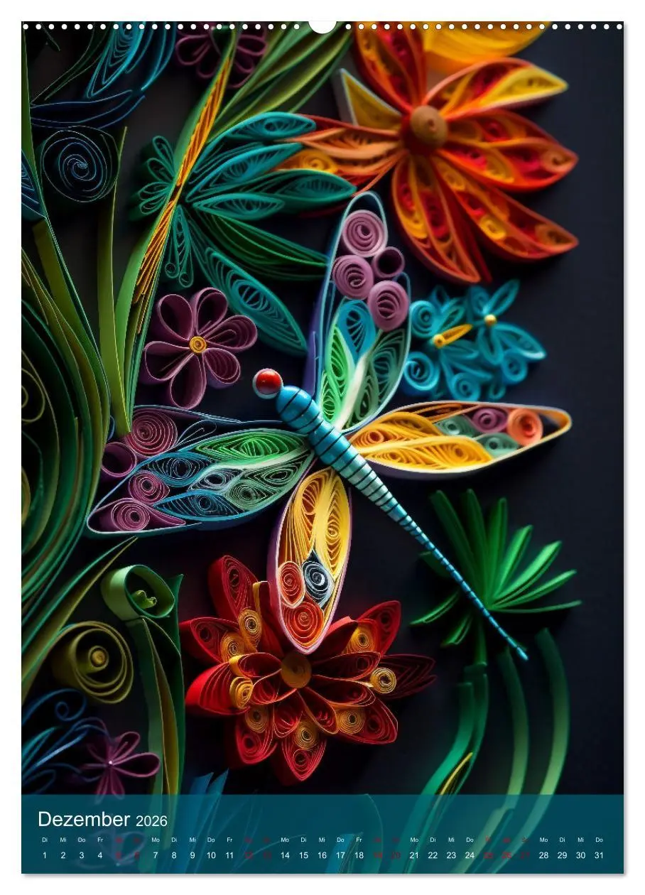 Bild: 9783516323665 | Wunder aus Papier (hochwertiger Premium Wandkalender 2026 DIN A2...