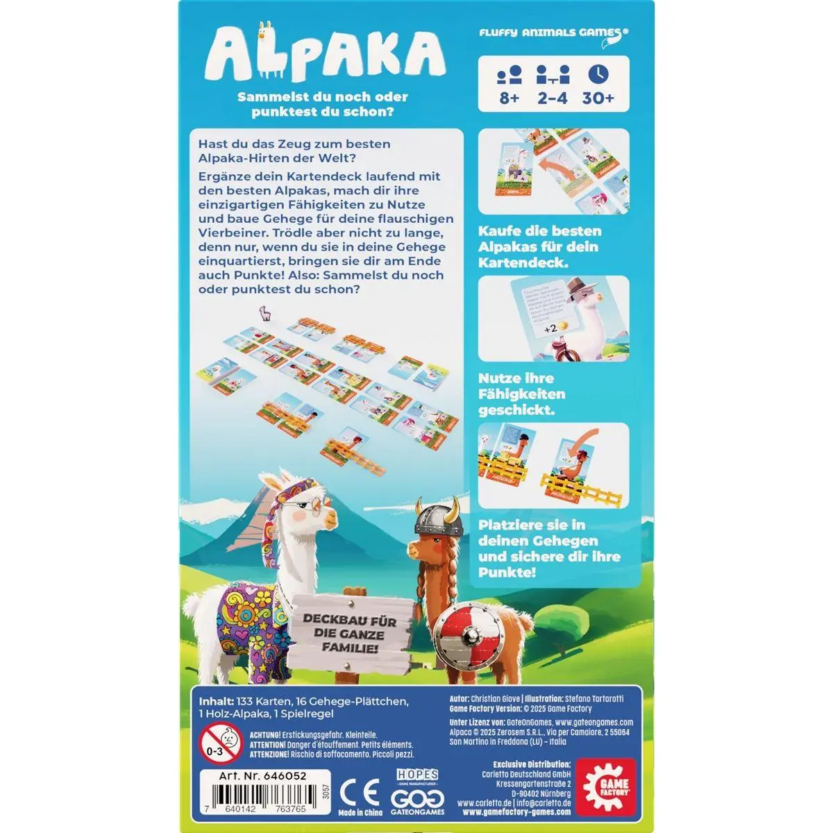 Bild: 7640142763765 | Alpaka | Herausgegeben von GAME FACTORY | Spiel | 646052 | Deutsch