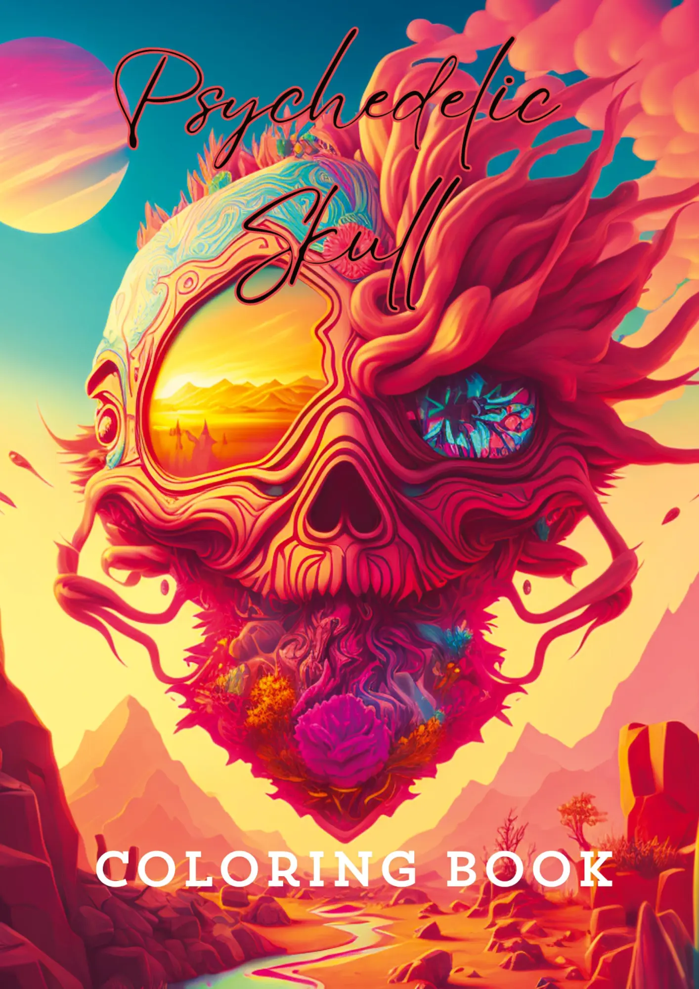 Cover: 9783384413765 | Psychedelic Skull Coloring Book | Joe Hammoud | Taschenbuch | Englisch