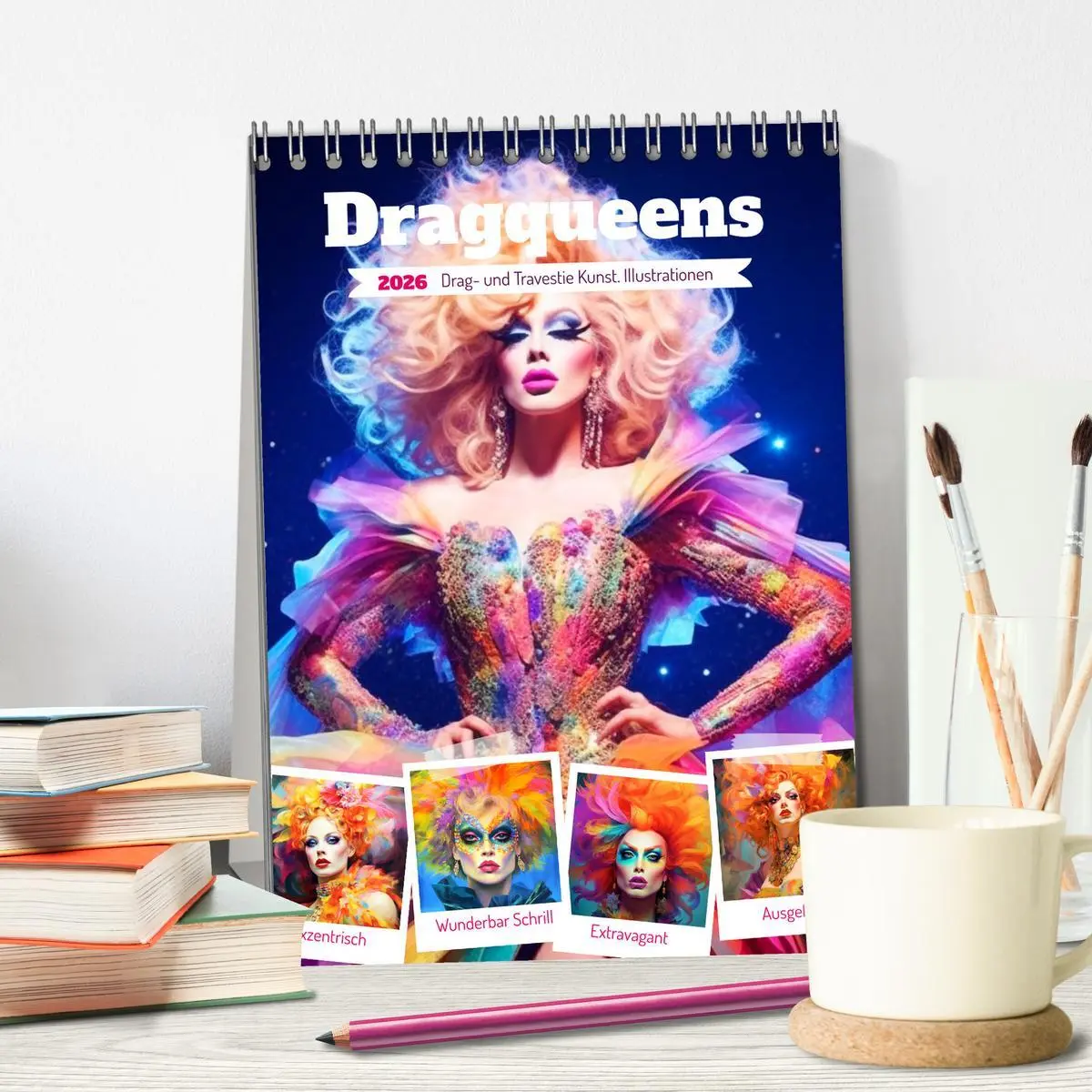 Bild: 9783516313765 | Dragqueens. Drag- und Travestie Kunst. Illustrationen...