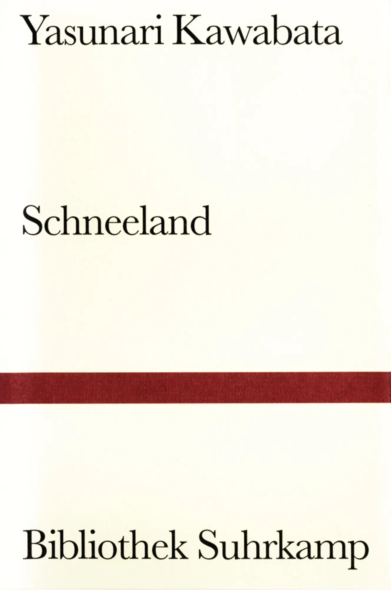 Cover: 9783518223765 | Schneeland | Yasunari Kawabata | Buch | Bibliothek Suhrkamp | 210 S.