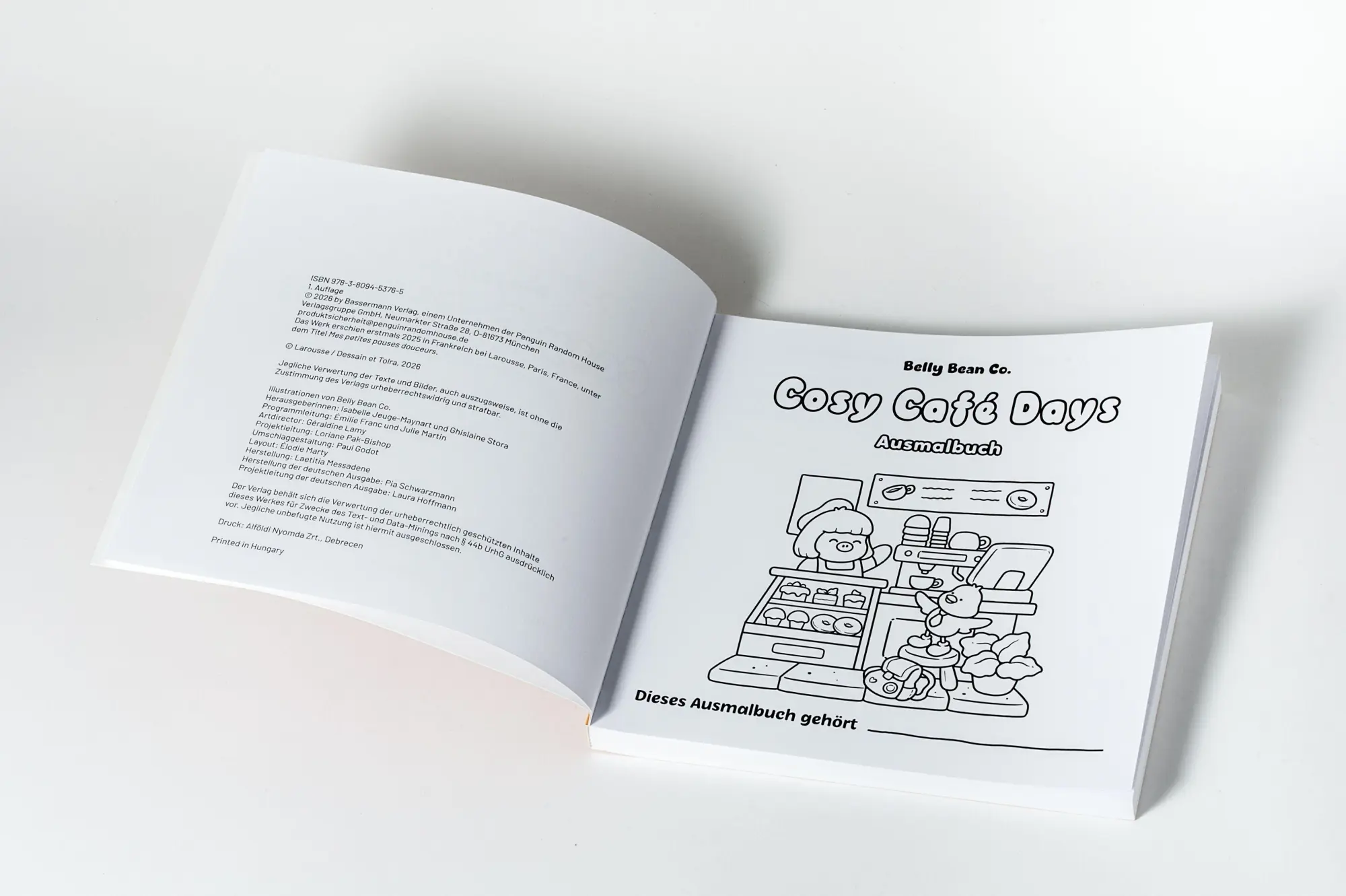 Bild: 9783809453765 | Cosy Café Days - Ausmalbuch | Cozy Coloring für Kinder und Erwachsene