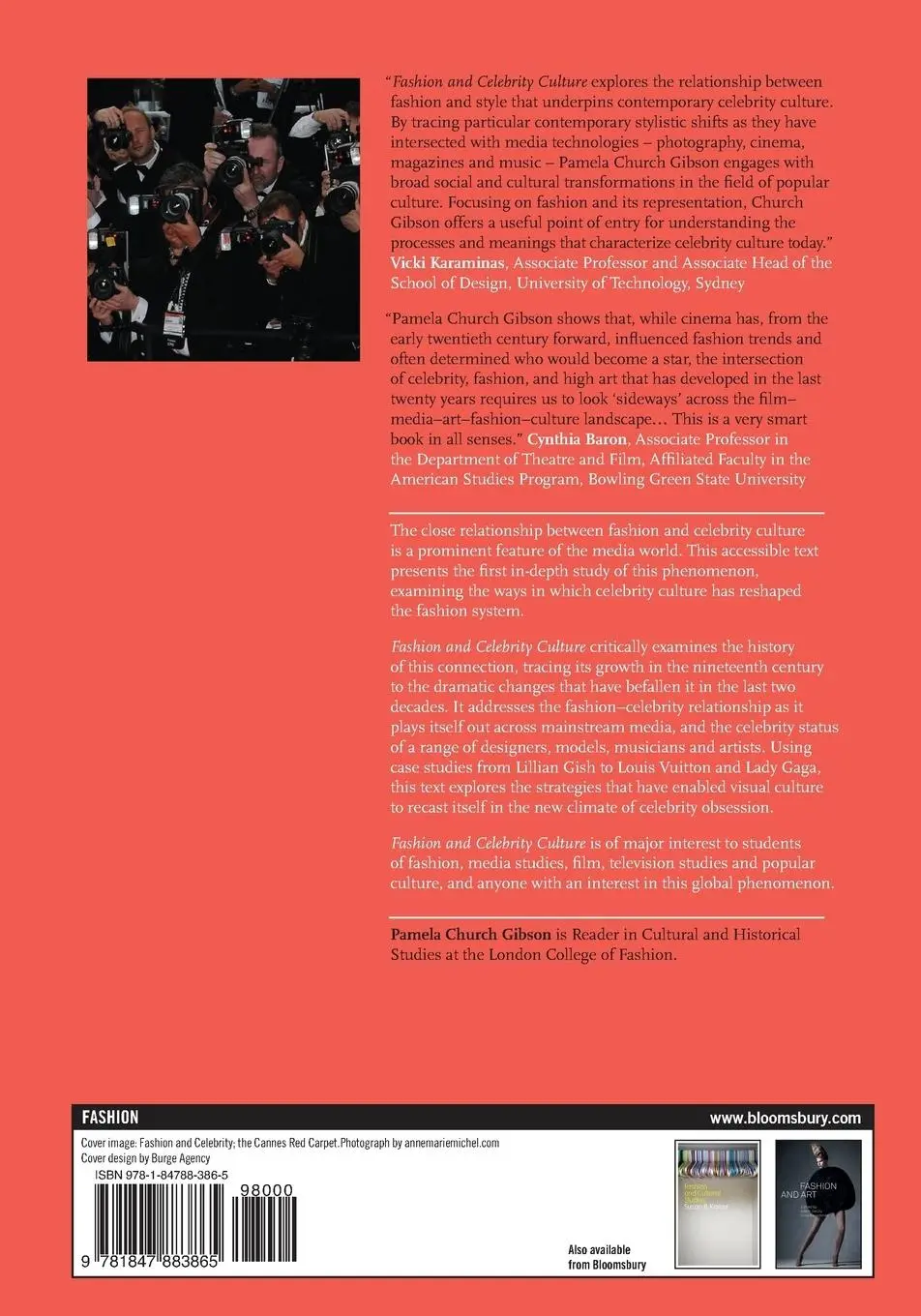 Rückseite: 9781847883865 | Fashion and Celebrity Culture | Pamela Church Gibson | Taschenbuch