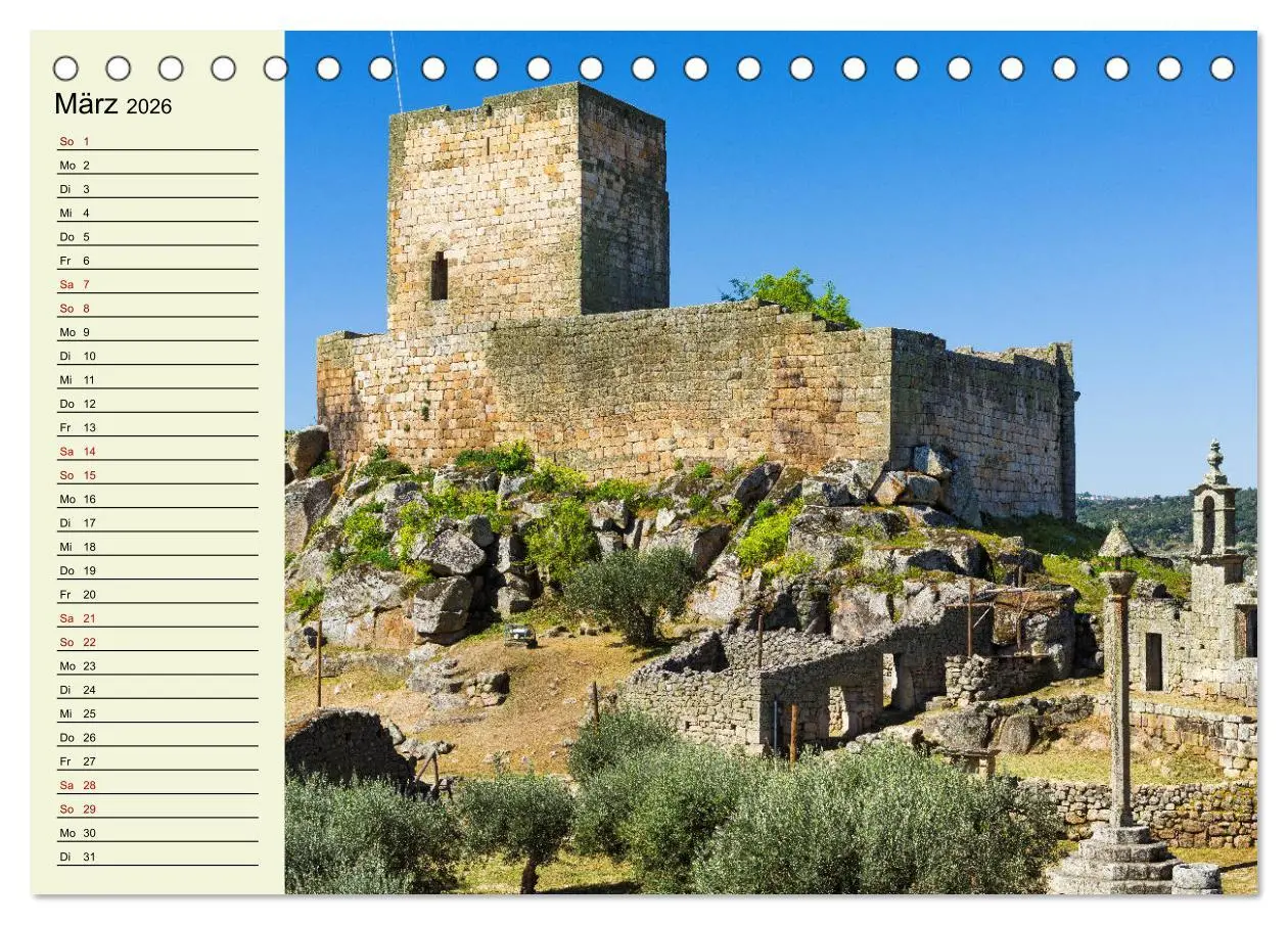 Bild: 9783457693865 | Romantisches Portugal (Tischkalender 2026 DIN A5 quer), CALVENDO...