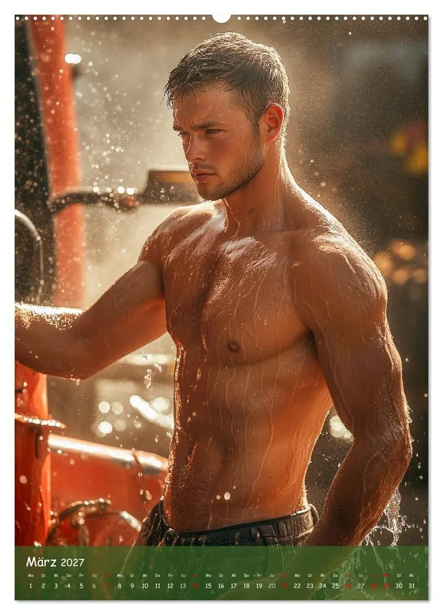 Bild: 9783516923865 | Muskeln, Heu und Herz - Sexy Männer vom Dorf (Wandkalender 2027 DIN...