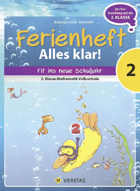 Cover: 9783710103865 | Mathematik Ferienheft 2. Klasse Volksschule - Alles klar! | Grosser