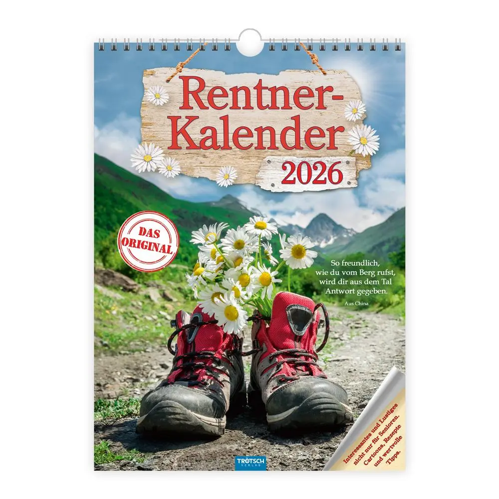 Cover: 9783988023865 | Trötsch Classickalender Rentnerkalender 2026 | Wandkalender | KG