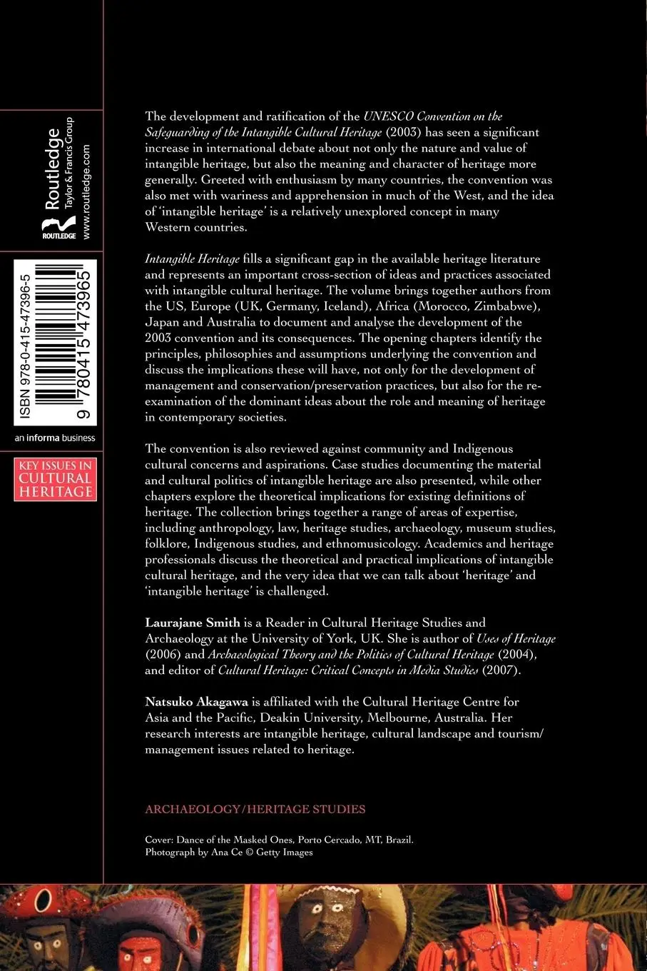 Rückseite: 9780415473965 | Intangible Heritage | Laurajane Smith (u. a.) | Taschenbuch | Englisch