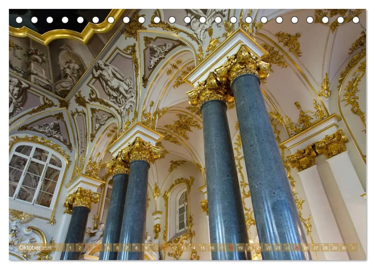 Bild: 9783516083965 | St. Petersburg - Alles Gold was glänzt (Tischkalender 2026 DIN A5...
