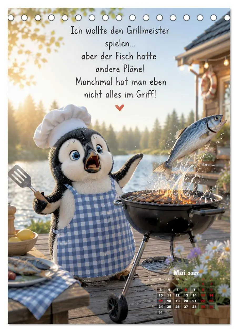 Bild: 9783594373965 | Oscar - Lachen ist die beste Jahreszeit (Tischkalender 2027 DIN A5...