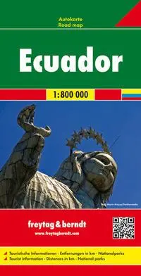 Cover: 9783707913965 | Ecuador, Autokarte 1:800.000 | (Land-)Karte | gefalzt | Deutsch | 2019