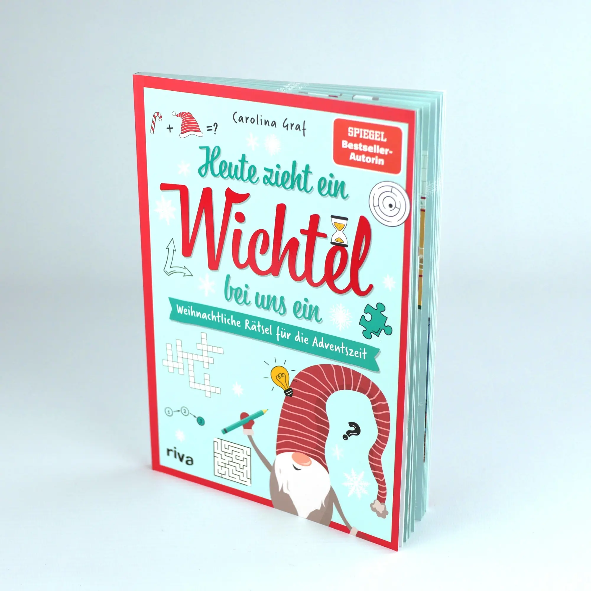 Bild: 9783742323965 | Heute zieht ein Wichtel bei uns ein - Weihnachtliche Rätsel für die...