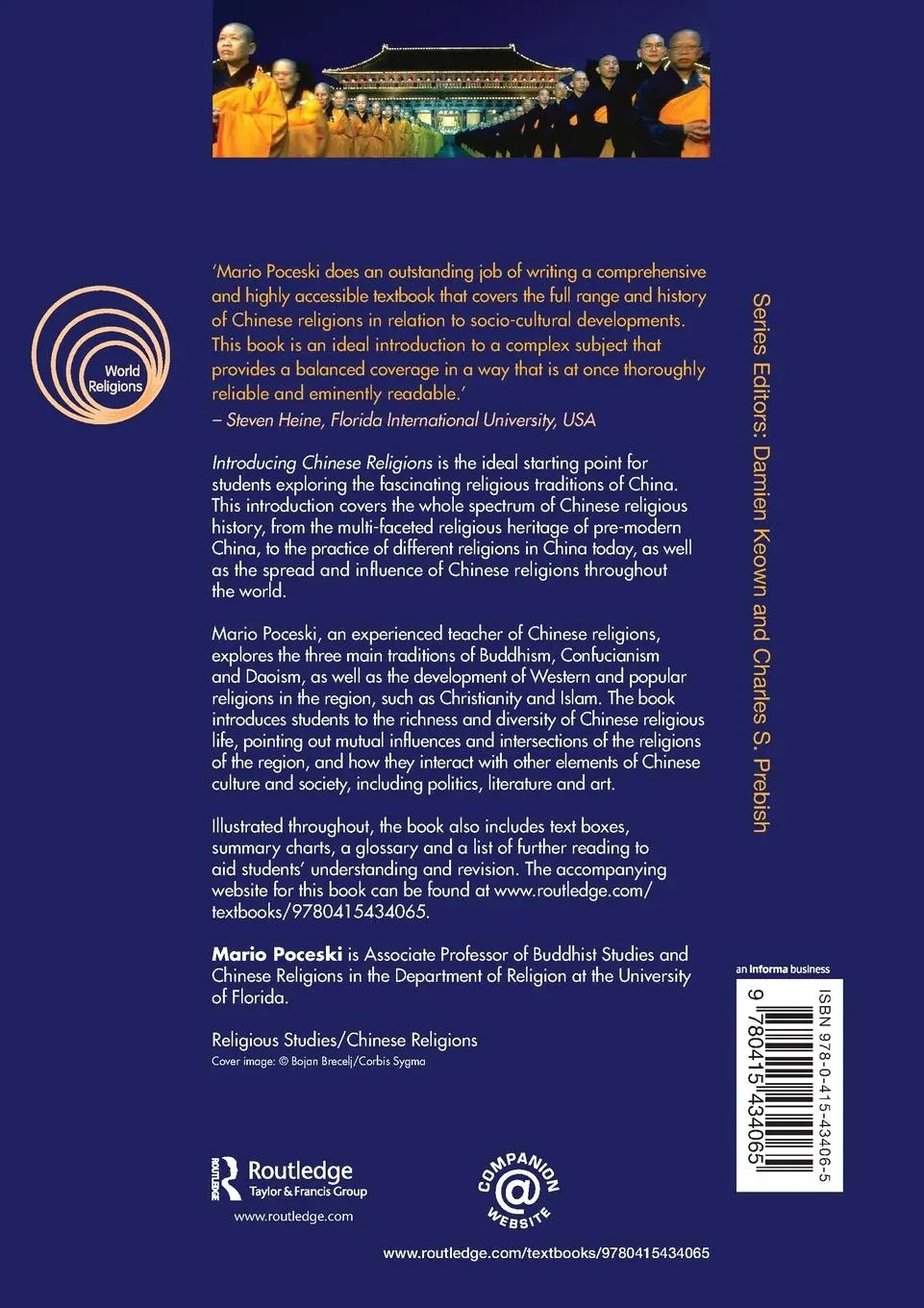 Rückseite: 9780415434065 | Introducing Chinese Religions | Mario Poceski | Taschenbuch | Englisch
