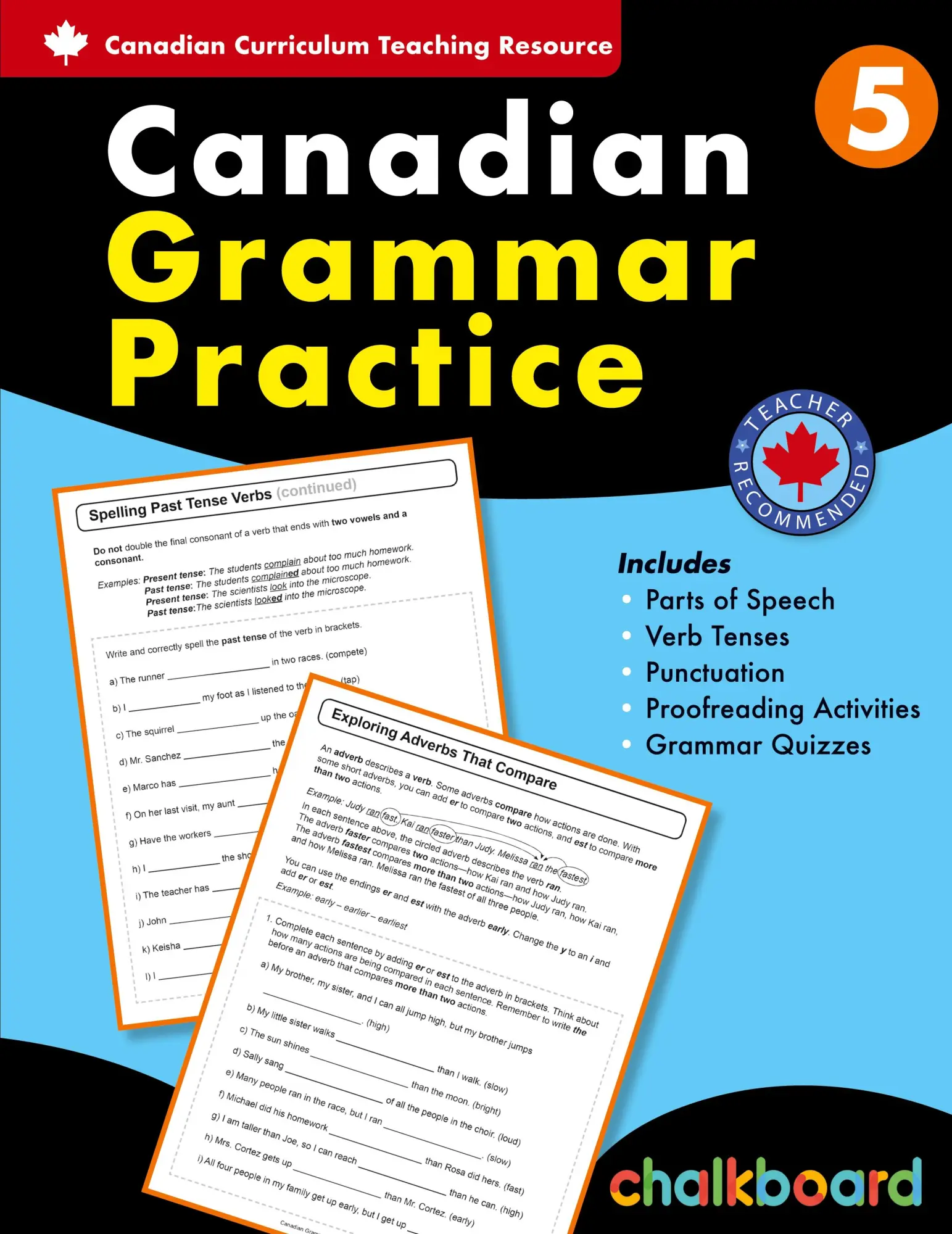 Cover: 9781771054065 | Canadian Grammar Practice Grade 5 | David Macdonald (u. a.) | Buch