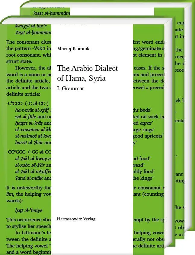 The Arabic Dialect of Hama, Syria