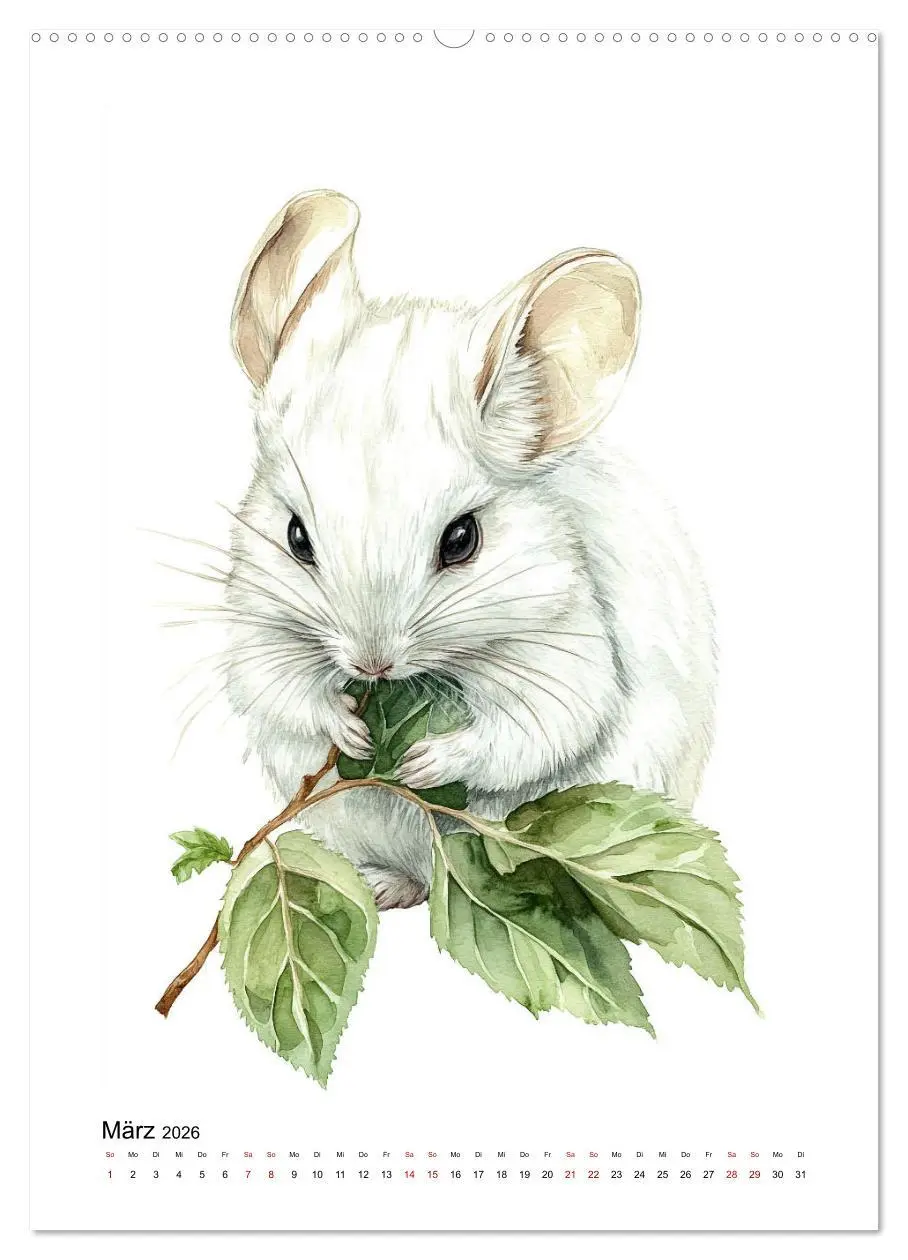 Bild: 9783457264065 | Knuddlige Chinchillas (hochwertiger Premium Wandkalender 2026 DIN...