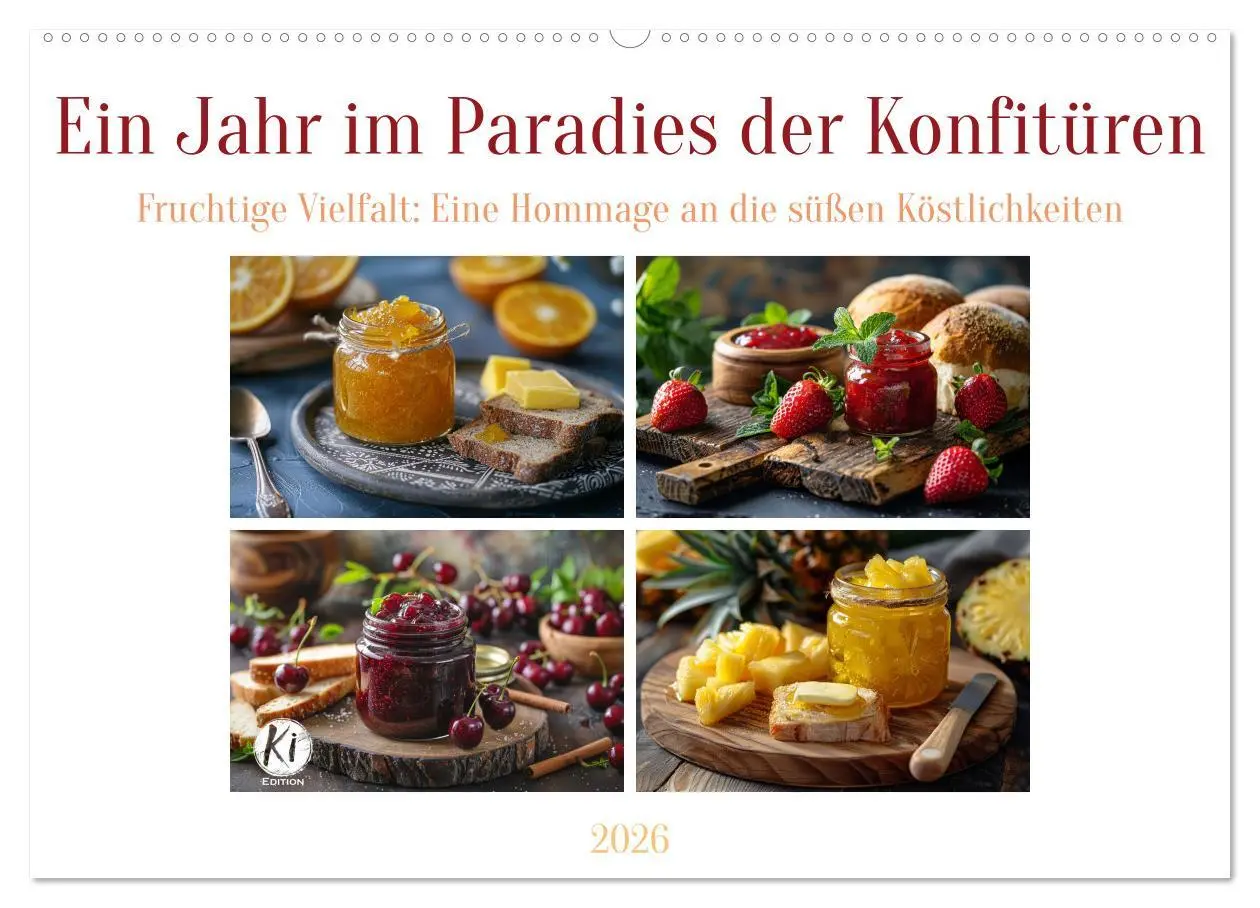 Cover: 9783457404065 | Ein Jahr im Paradies der Konfitüren (Wandkalender 2026 DIN A2...
