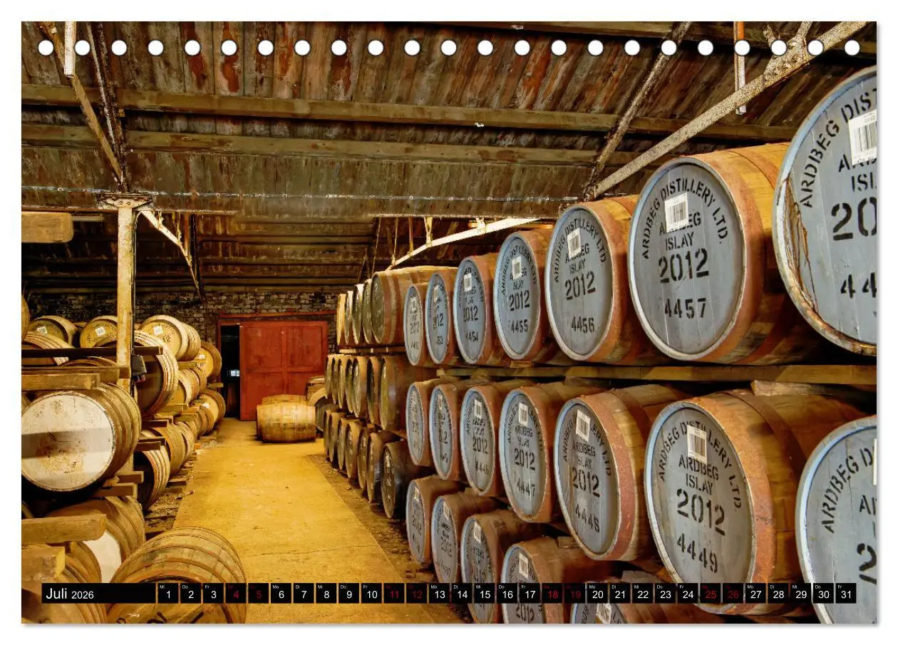 Bild: 9783457574065 | Islay - Heimat des Malt Whisky (Tischkalender 2026 DIN A5 quer),...