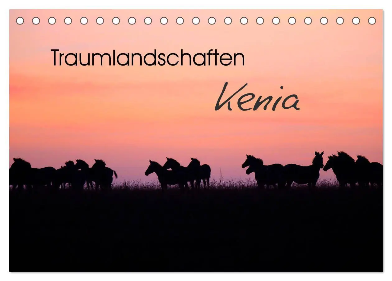 Cover: 9783457954065 | Traumlandschaften Kenia (Tischkalender 2026 DIN A5 quer), CALVENDO...
