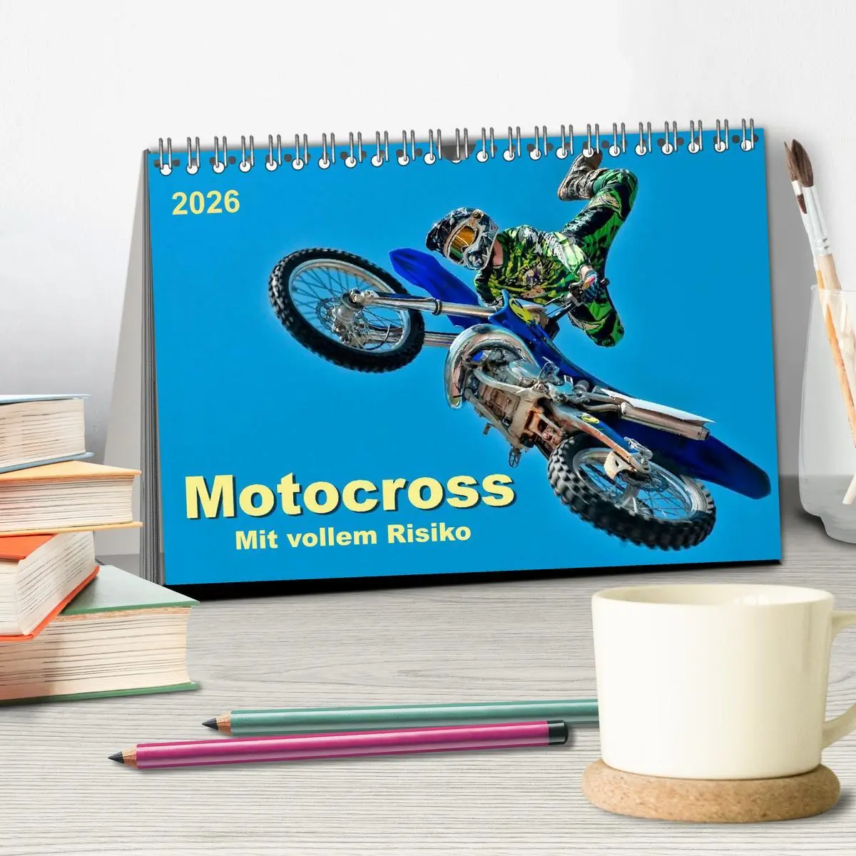 Bild: 9783516044065 | Motocross - mit vollem Risiko (Tischkalender 2026 DIN A5 quer),...