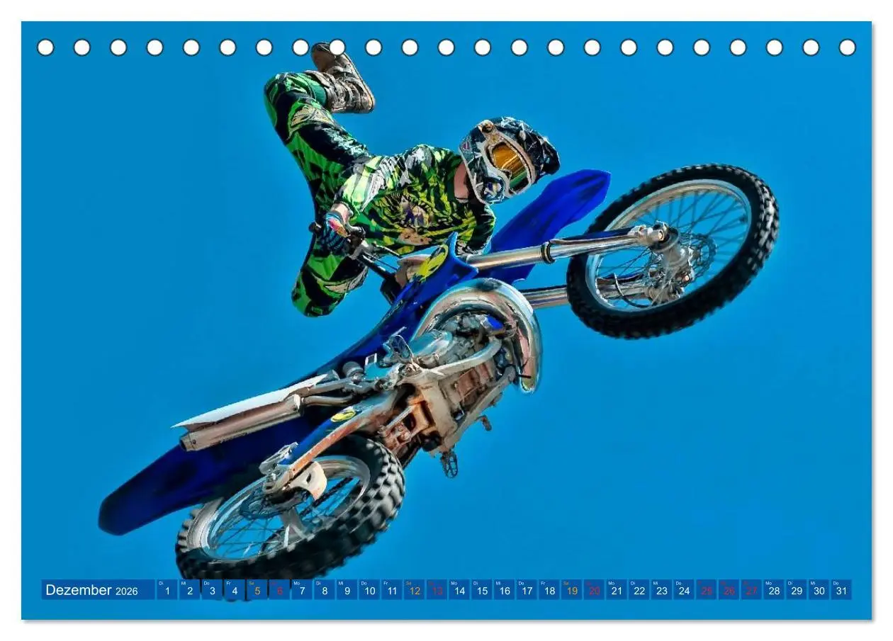 Bild: 9783516044065 | Motocross - mit vollem Risiko (Tischkalender 2026 DIN A5 quer),...