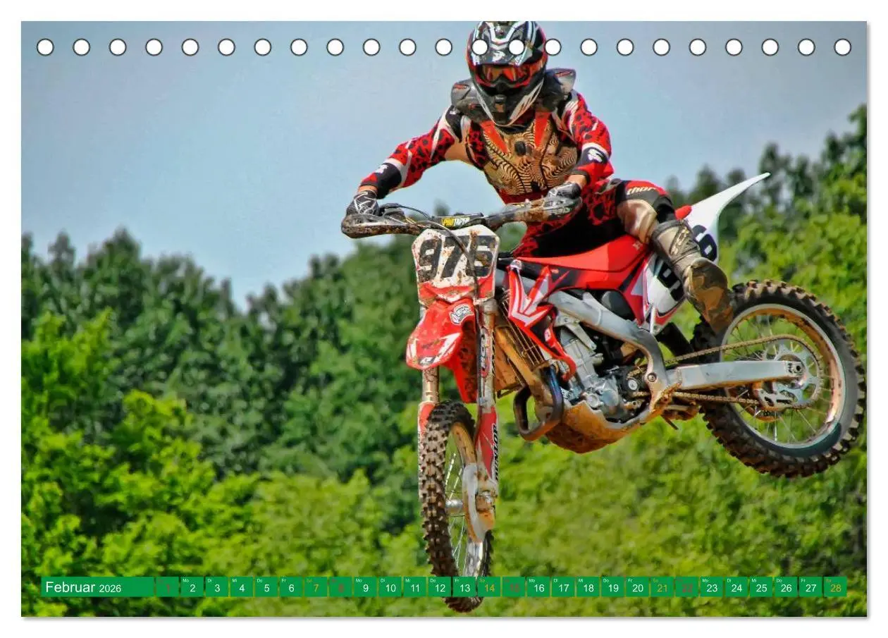 Bild: 9783516044065 | Motocross - mit vollem Risiko (Tischkalender 2026 DIN A5 quer),...