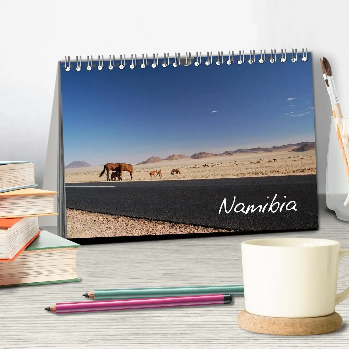 Bild: 9783594194065 | Namibia (Tischkalender 2027 DIN A5 quer), CALVENDO Monatskalender