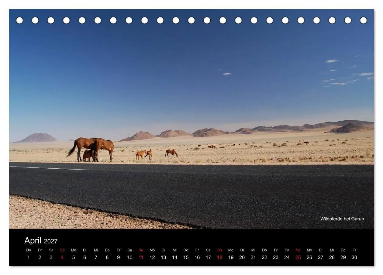 Bild: 9783594194065 | Namibia (Tischkalender 2027 DIN A5 quer), CALVENDO Monatskalender