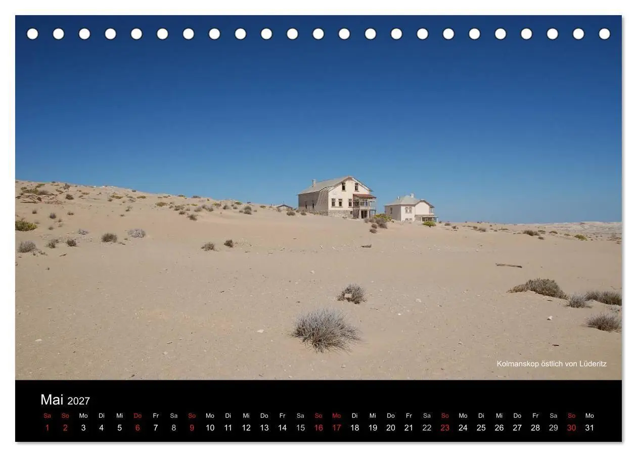 Bild: 9783594194065 | Namibia (Tischkalender 2027 DIN A5 quer), CALVENDO Monatskalender