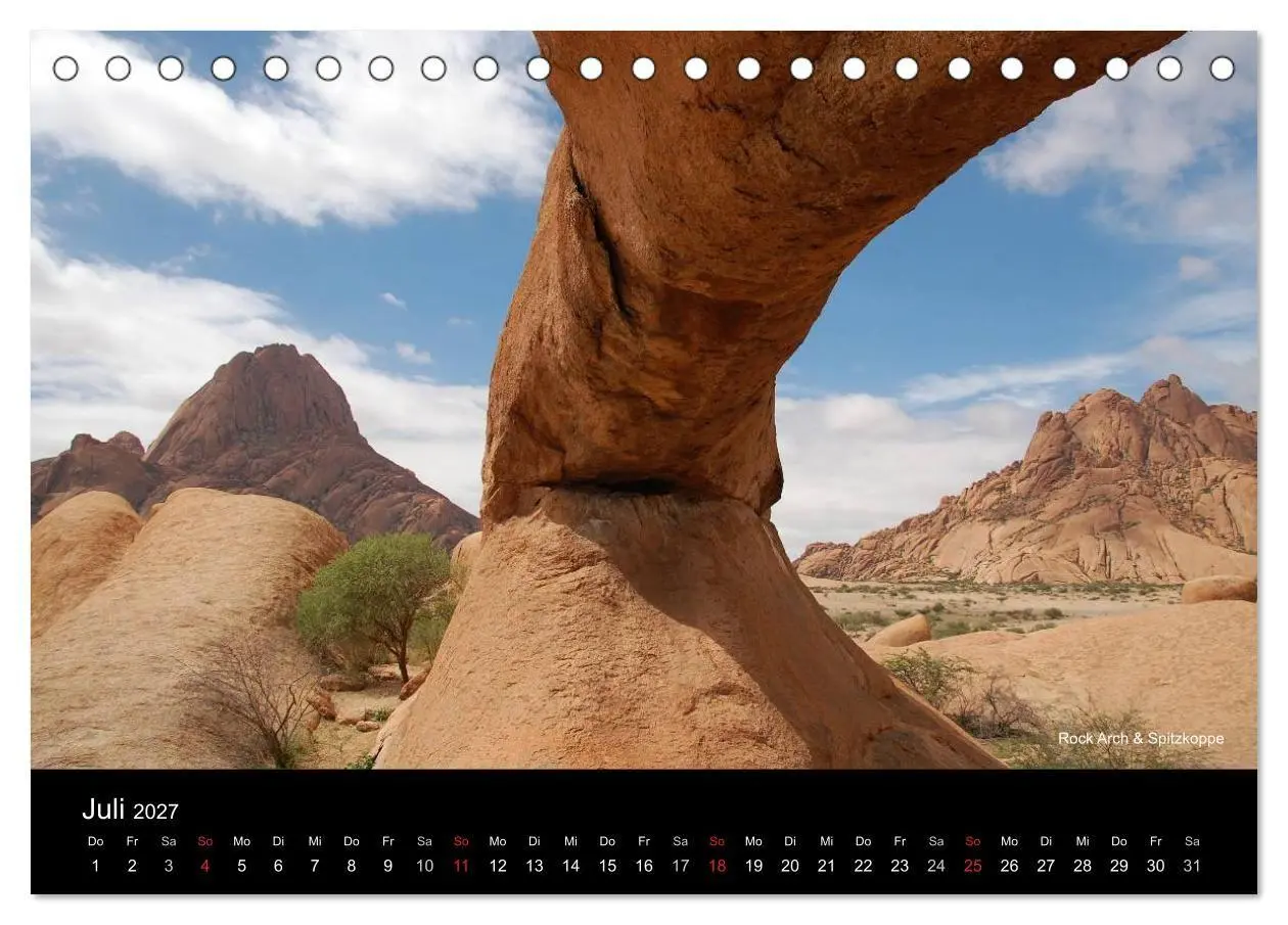 Bild: 9783594194065 | Namibia (Tischkalender 2027 DIN A5 quer), CALVENDO Monatskalender
