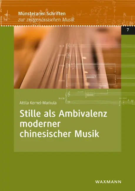 Cover: 9783830944065 | Stille als Ambivalenz moderner chinesischer Musik | Kornel-Markula