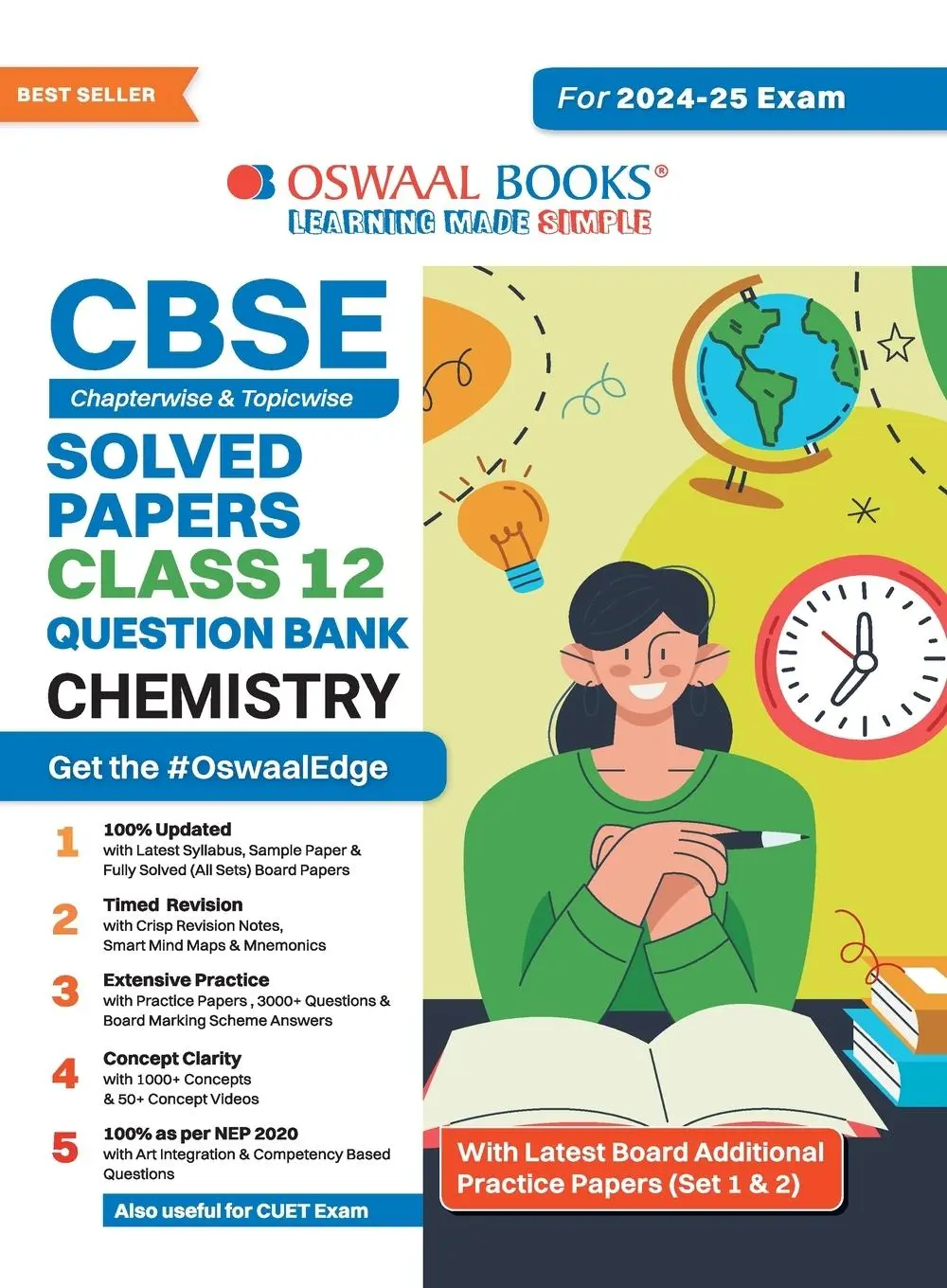 Cover: 9789359584065 | Oswaal CBSE Question Bank Class 12 Chemistry, Chapterwise and...