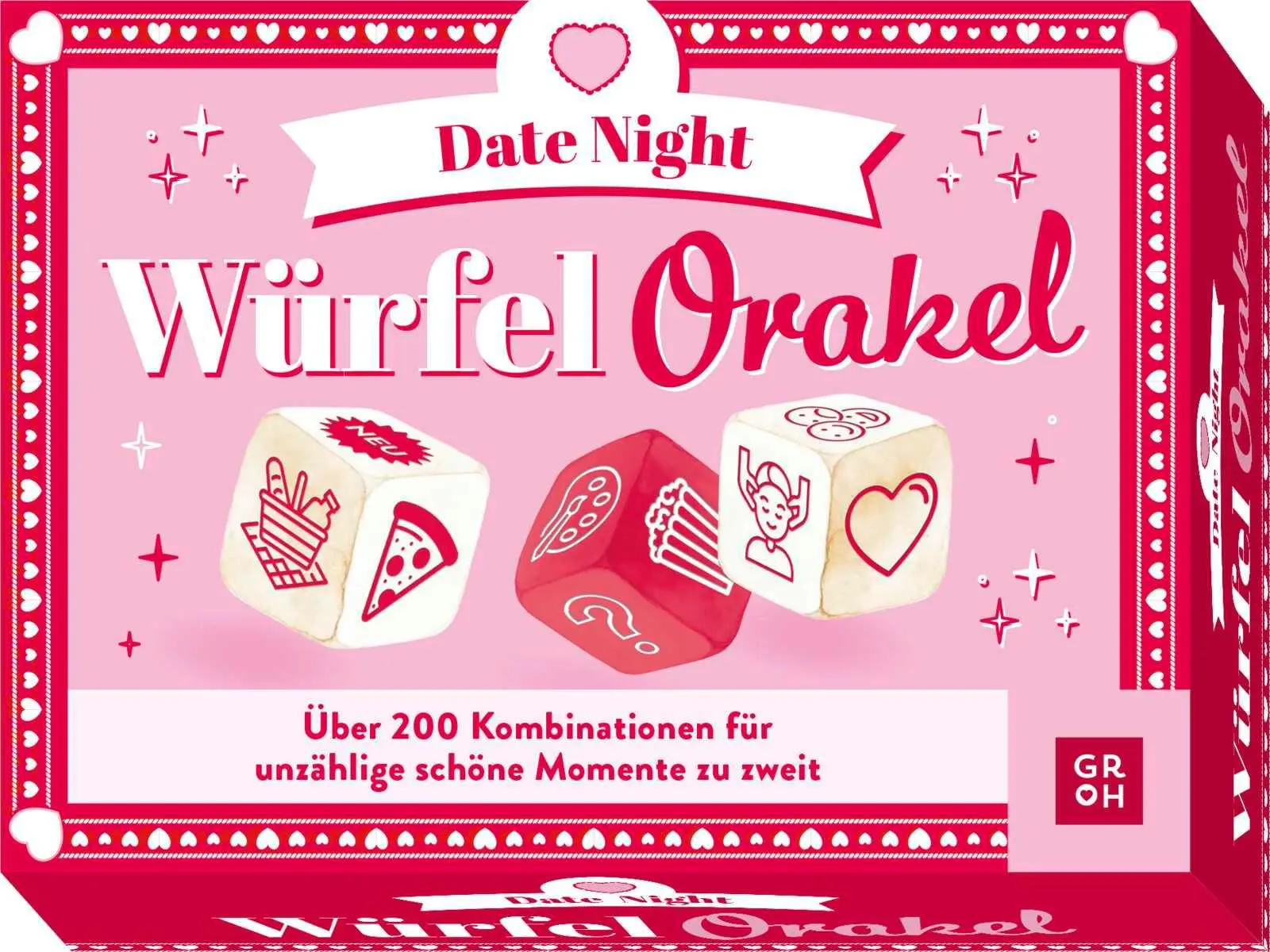 Cover: 4036442014165 | Würfelorakel - Date Night | Groh Verlag | Spiel | Schachtel | 4 S.