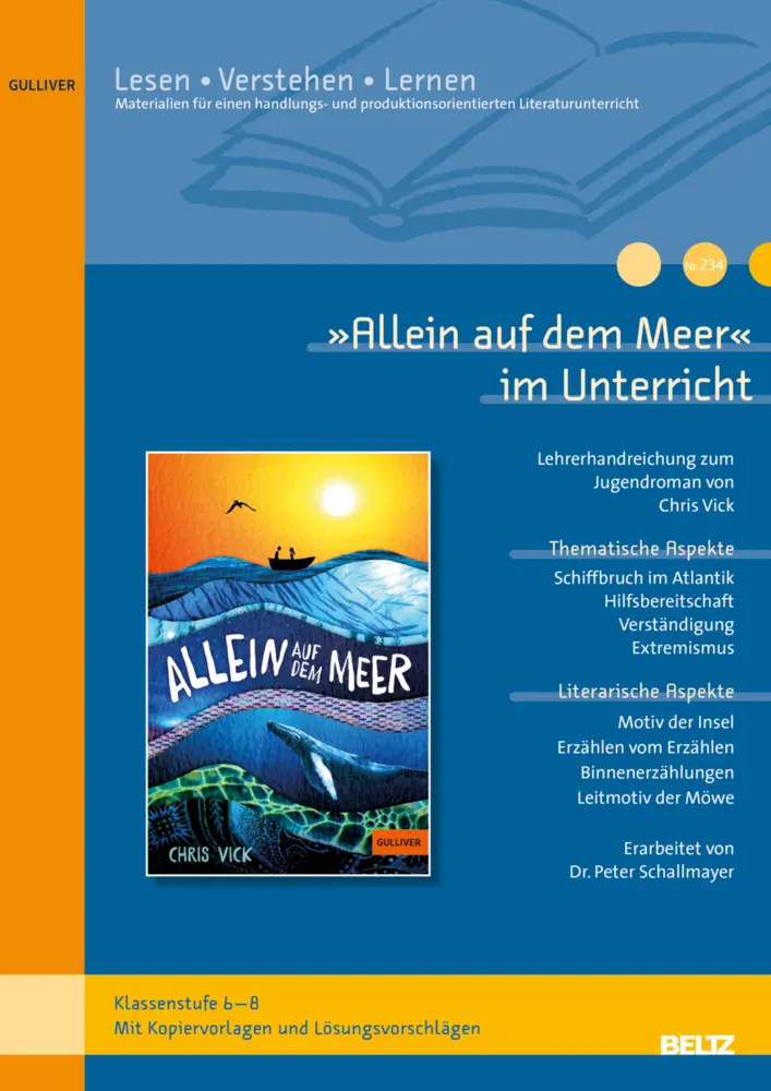 Cover: 9783407824165 | »Allein auf dem Meer« im Unterricht | Peter Schallmayer | Broschüre