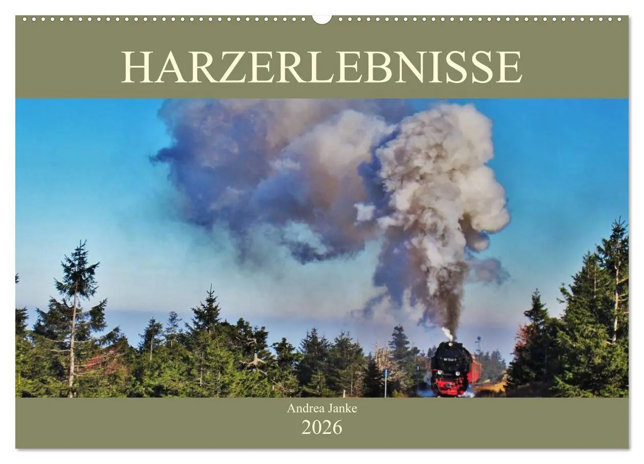 Cover: 9783457944165 | Harzerlebnisse (Wandkalender 2026 DIN A2 quer), CALVENDO...