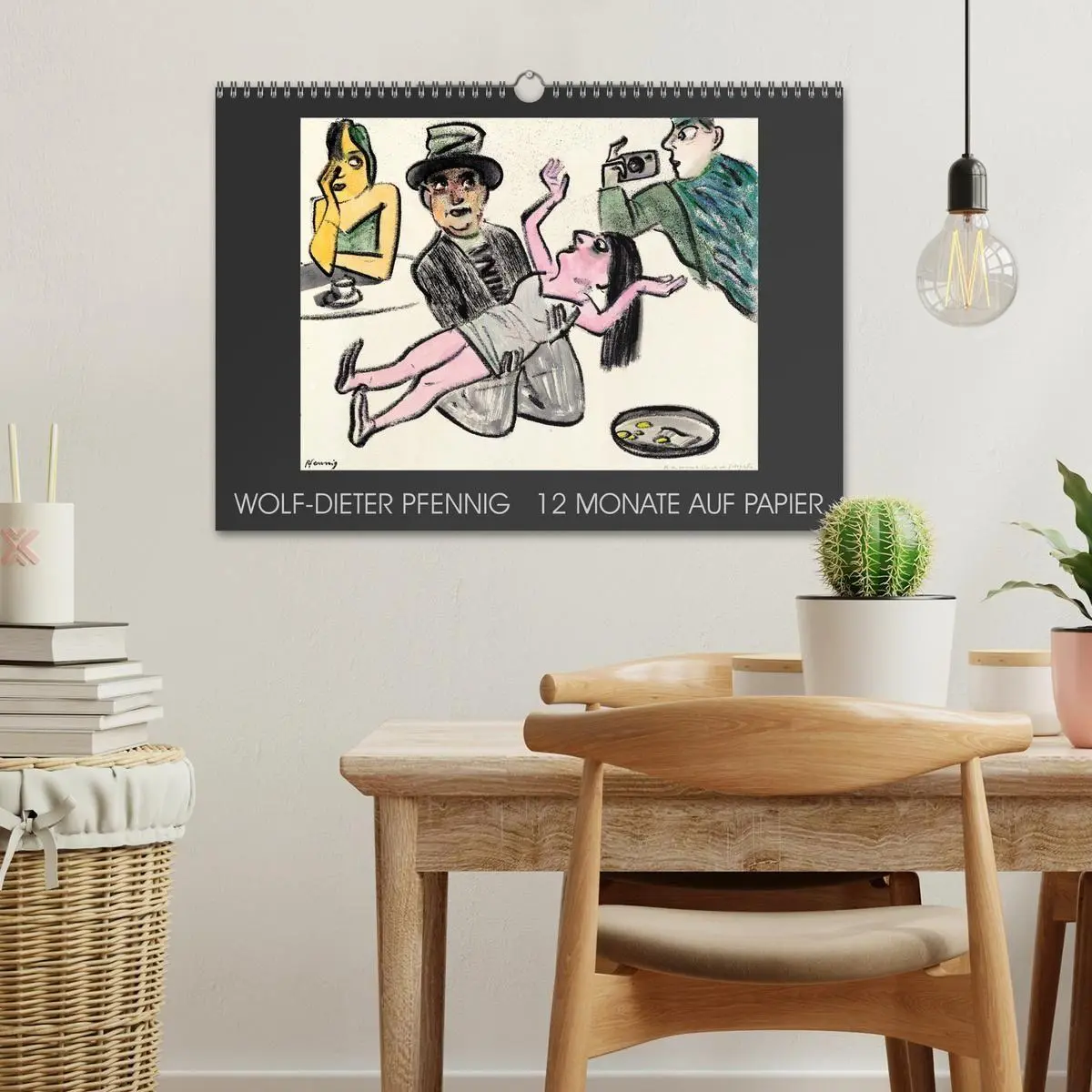 Bild: 9783594014165 | Wolf-Dieter Pfenning - 12 Monate auf Papier (Wandkalender 2027 DIN...