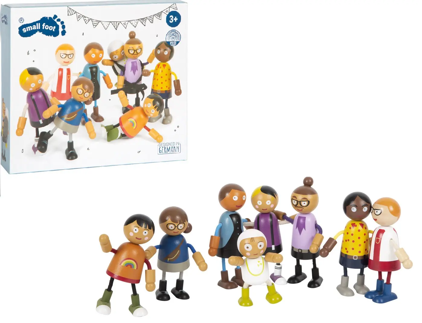 Cover: 4020972124265 | Small foot 12426 - Eine Patchwork-Familie fürs Puppenhaus!...