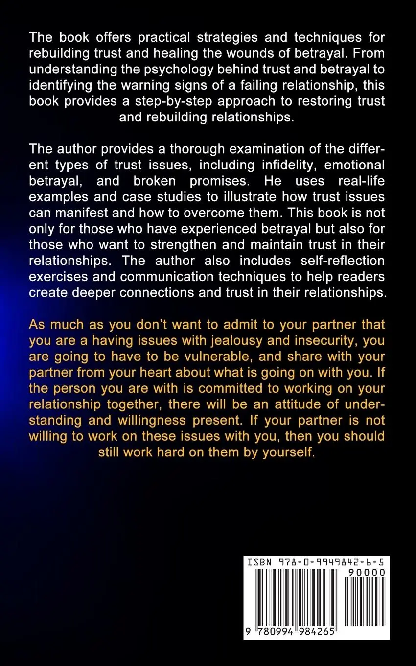 Rückseite: 9780994984265 | Trust Issues | Robert Paras | Taschenbuch | Englisch | 2024