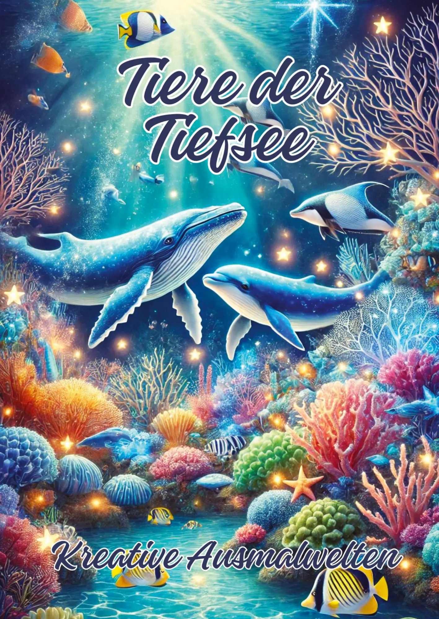 Cover: 9783384294265 | Tiere der Tiefsee | Kreative Ausmalwelten | Ela Artjoy | Taschenbuch