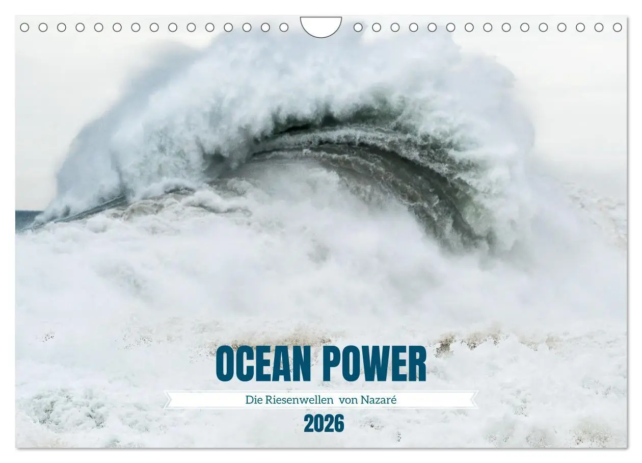 Cover: 9783457314265 | OCEAN POWER - Die Riesenwellen von Nazaré (Wandkalender 2026 DIN A4...